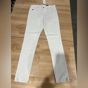 Stylish White AG JEAN size 27 28. Legging ankle super skinny